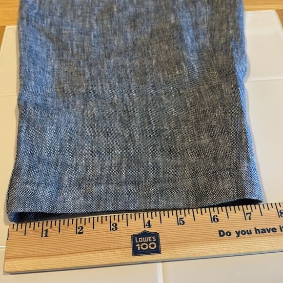 Land’s End Women’s Linen Cropped Pants  Size 10P - Picture 5 of 8